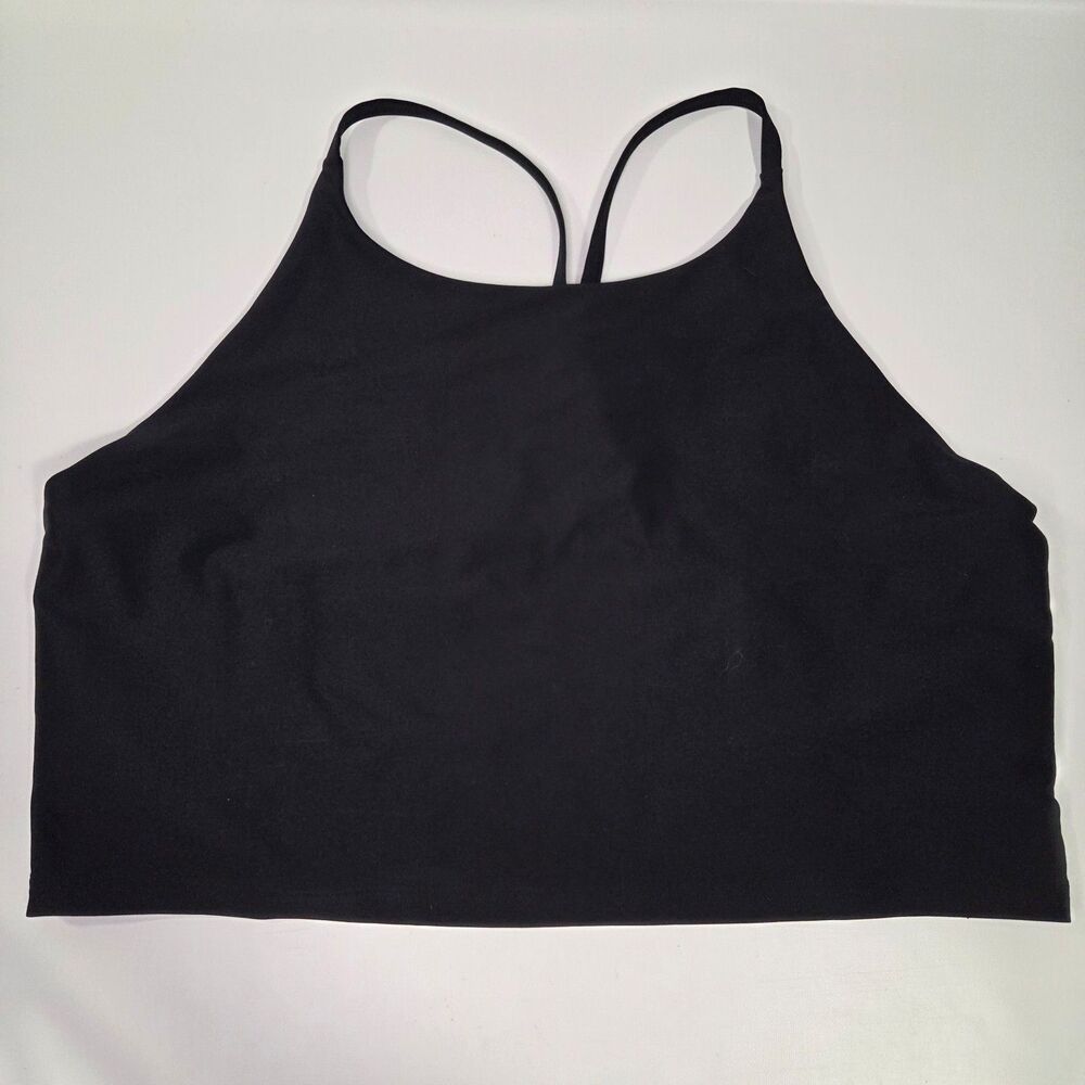 Old Navy Powersoft XXL Women's Black Athletic Sports Bra Tank Top